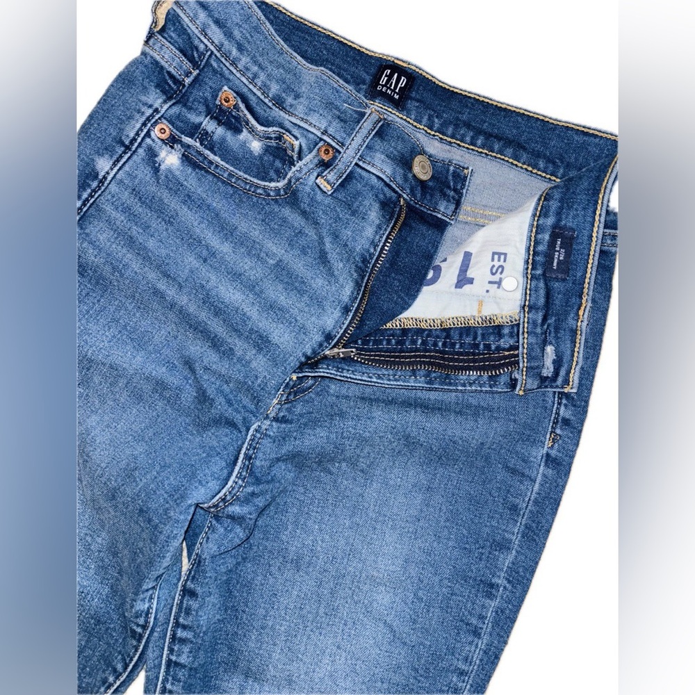 GAP HIGH WAISTED TRUE SKINNY JEANS